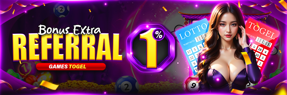 BONUS REFERRAL TOGEL 1%